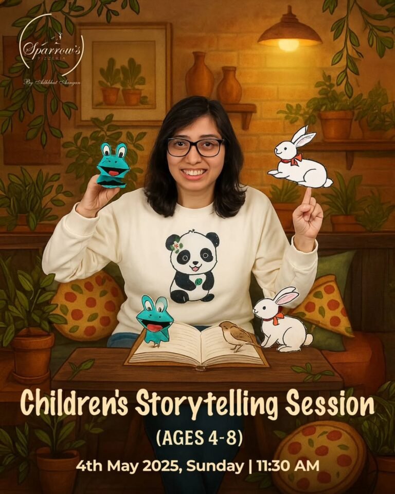 Childrens Storytelling Workshop Sparrows Jodhpur