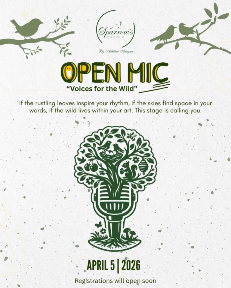 Open Mic Voices for the Wild Sparrows Jodhpur