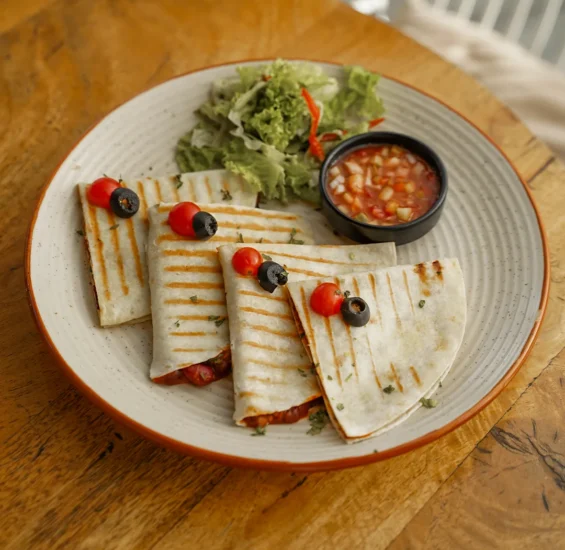 South-West Veggie Quesadillas Sparrows Jodhpur