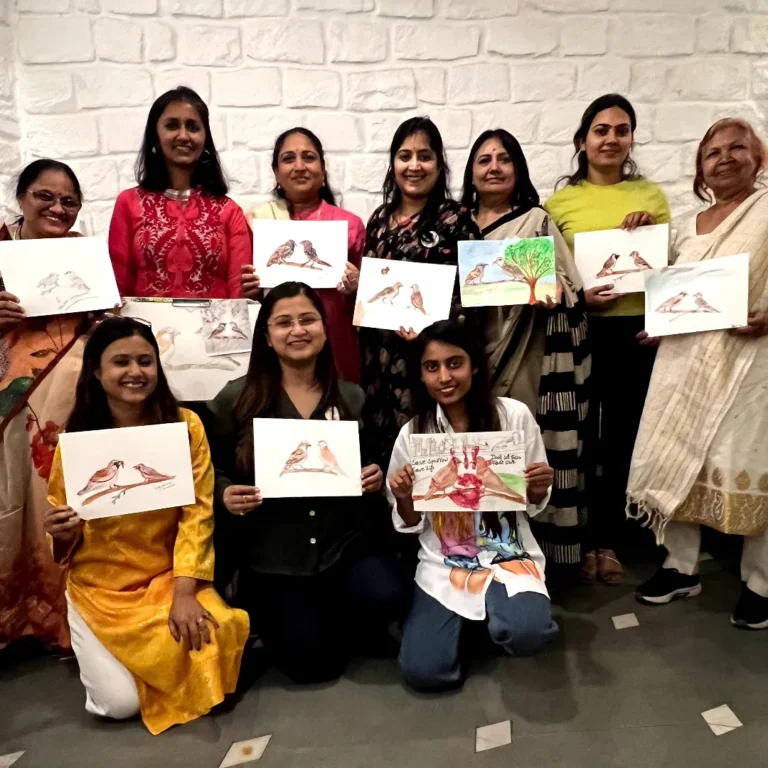 Colours of Conservation Workshop Sparrows Jodhpur 12