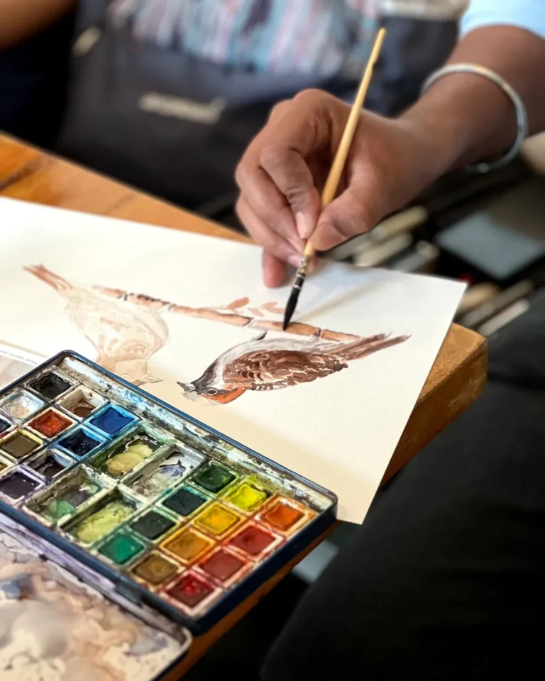 Colours of Conservation Workshop Sparrows Jodhpur 5